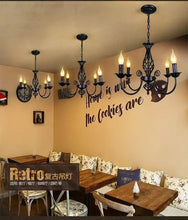 Load image into Gallery viewer, DecorBites™ Modern Black Iron Chandelier for Living Room
