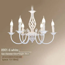 Load image into Gallery viewer, DecorBites™ Modern Black Iron Chandelier for Living Room
