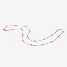 Load image into Gallery viewer, 1.62 Carat Genuine Morganite .925 Sterling Silver Necklace
