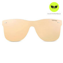 Load image into Gallery viewer, Sustainable Future Wife - Gold Square Wayfarer Sunglasses

