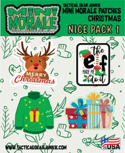 Load image into Gallery viewer, Mini Morale - Christmas Nice Patch Pack 1
