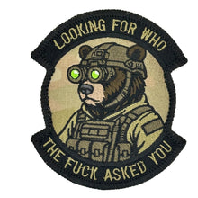 Load image into Gallery viewer, November 2025 POTM - Looking For Who The Fuck Asked You - 4" Embroidered Patch
