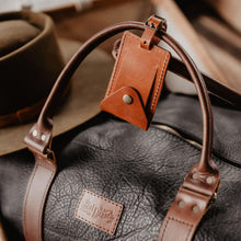 Load image into Gallery viewer, Leather Luggage Tag - USA Made
