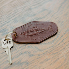 Load image into Gallery viewer, Leather Motel Key Fob - USA Made
