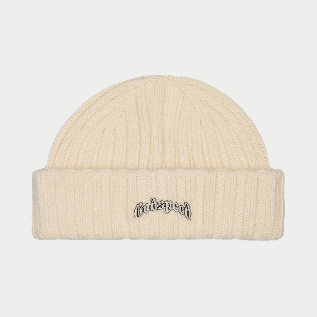 Godspeed Og Logo Emblem Beanie - Creme