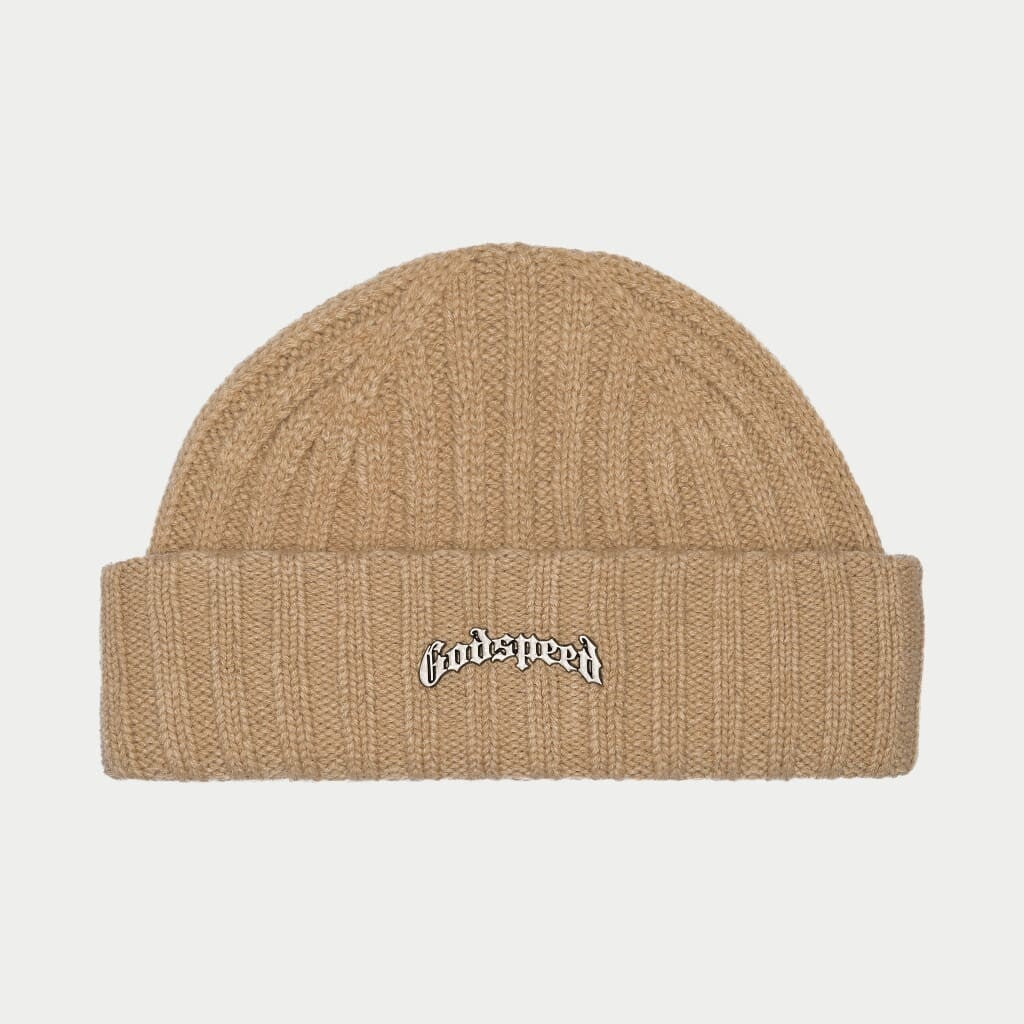 Godspeed Og Logo Emblem Beanie - Khaki