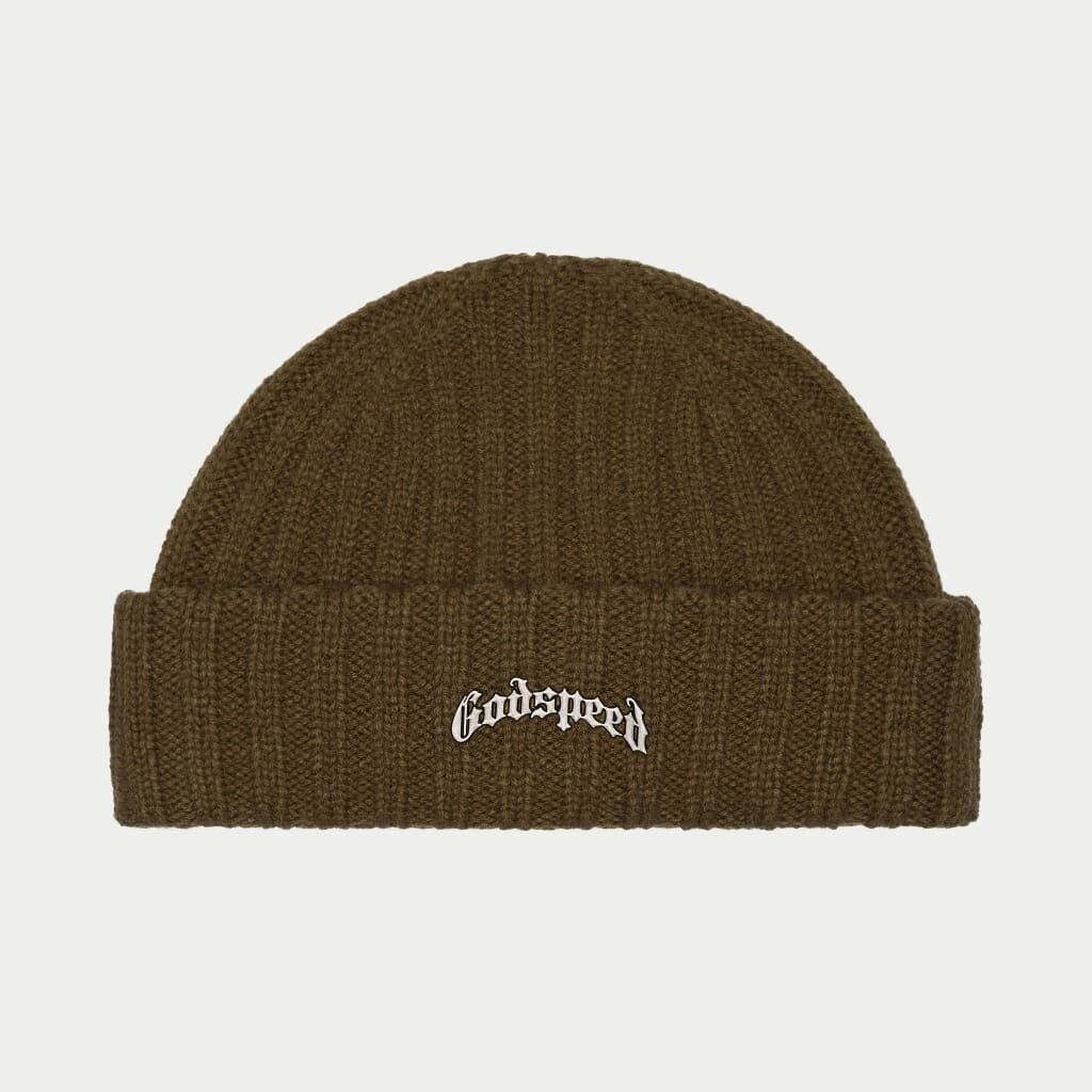Godspeed Og Logo Emblem Beanie - Olive