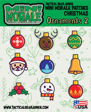 Load image into Gallery viewer, Mini Morale - Christmas Ornament Patch Pack 2
