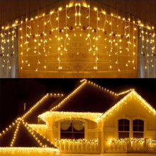 Load image into Gallery viewer, DecorBites™ Outdoor Christmas Waterfall Lights 5M Curtain String

