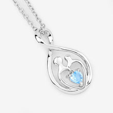 Load image into Gallery viewer, 0.13 Carat Genuine Swiss Blue Topaz .925 Sterling Silver Pendant
