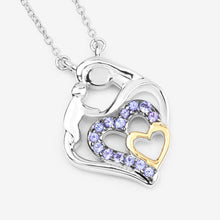 Load image into Gallery viewer, 0.28 Carat Genuine Tanzanite .925 Sterling Silver Pendant
