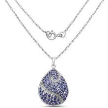 Load image into Gallery viewer, 4.72 Carat Genuine Tanzanite .925 Sterling Silver Pendant

