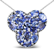 Load image into Gallery viewer, 2.72 Carat Genuine Tanzanite .925 Sterling Silver Pendant
