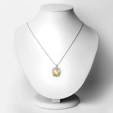 Load image into Gallery viewer, 0.09 Carat Genuine Emerald .925 Sterling Silver Pendant
