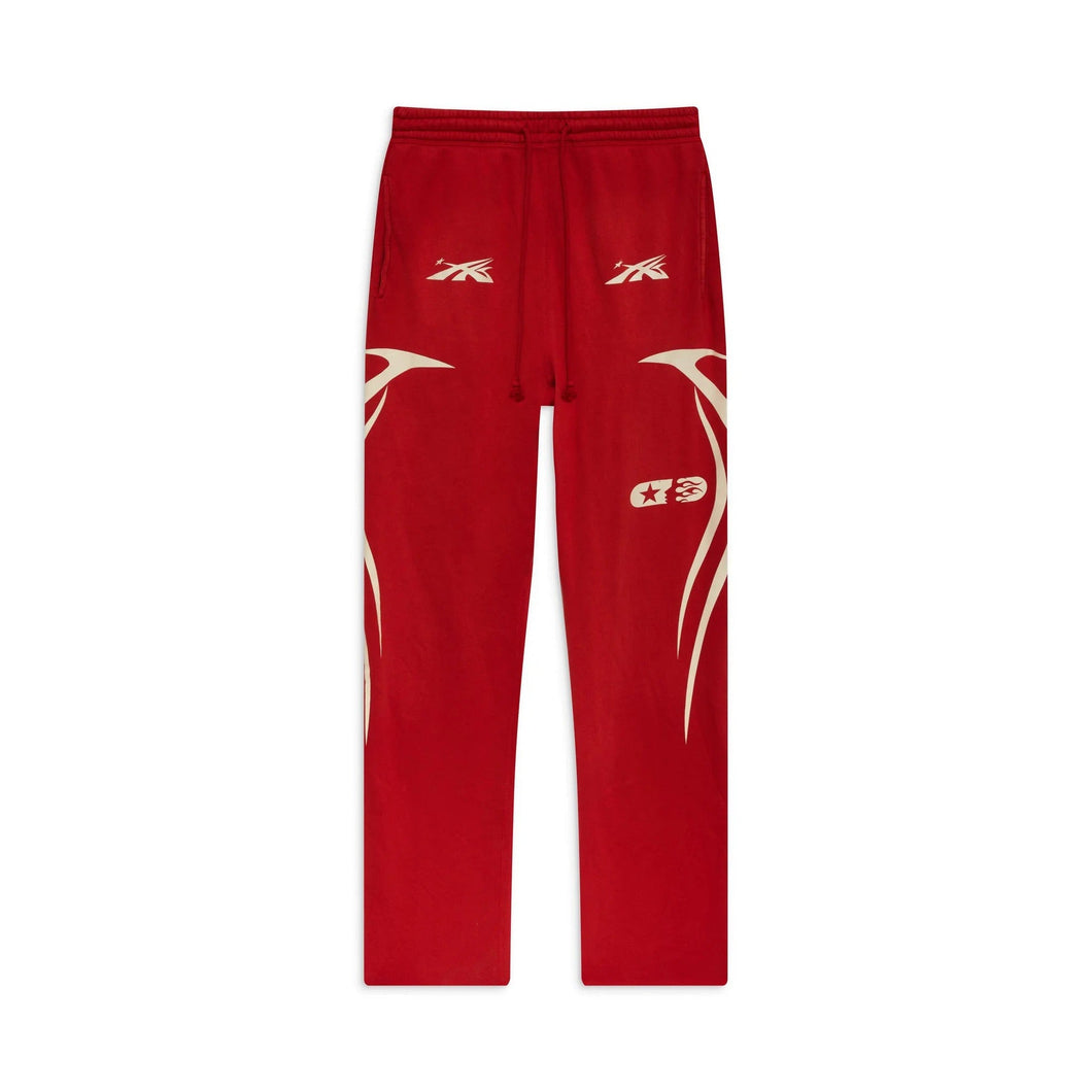 Hellstar Sports Double Hit Logo Sweatpant RED