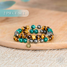 Load image into Gallery viewer, Powerhouse of Success - Trio of Stones Bracelet Bundle
