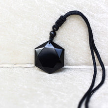Load image into Gallery viewer, Premium Black Obsidian Talisman
