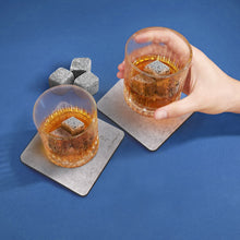 Load image into Gallery viewer, Premium Whiskey Stones 100% Natural Granite Set Of 9 Chilling Rocks Stone
