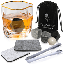 Load image into Gallery viewer, Premium Whiskey Stones Set Of 4 Geometrical shapes
