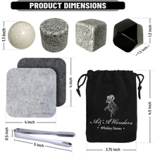 Load image into Gallery viewer, Premium Whiskey Stones Set Of 4 Geometrical shapes
