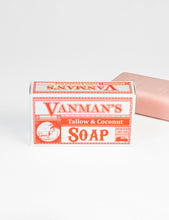 Load image into Gallery viewer, VanMan&#39;s Tallow &amp; Coconut Soap
