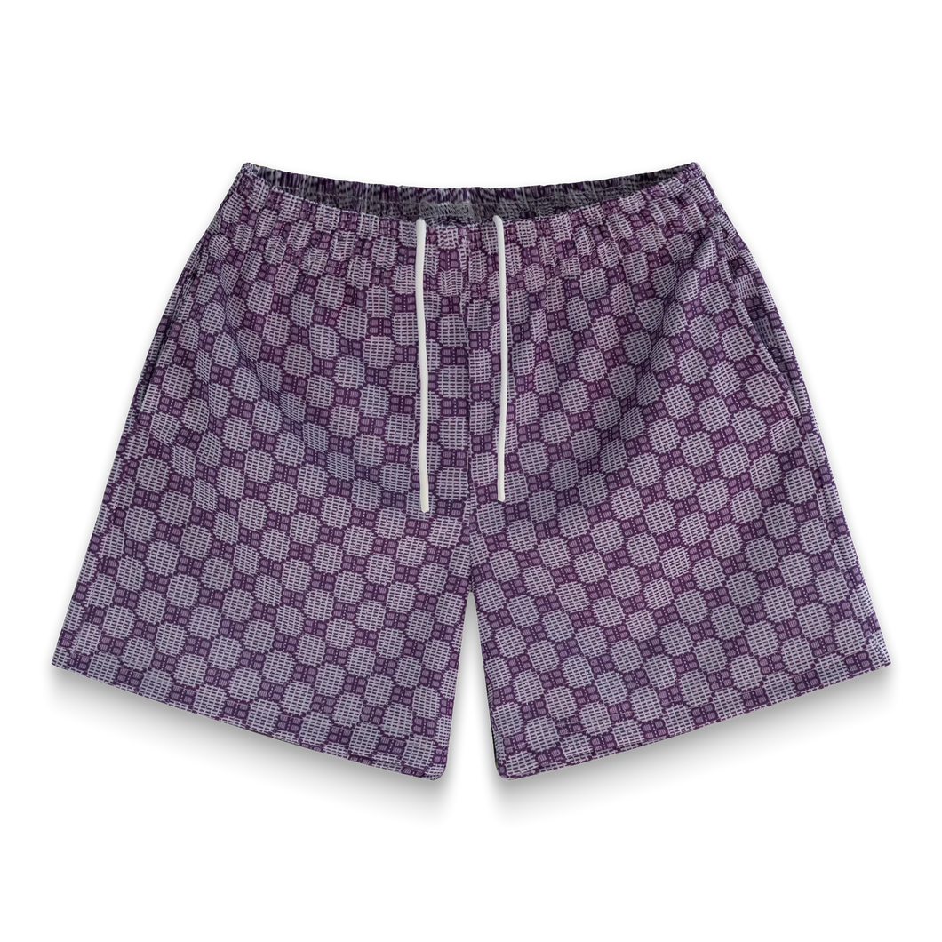 Bravest Studios Purple Matrix Shorts