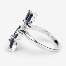 Load image into Gallery viewer, 1.75 Carat Genuine Blue Sapphire .925 Sterling Silver Ring
