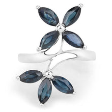 Load image into Gallery viewer, 1.75 Carat Genuine Blue Sapphire .925 Sterling Silver Ring

