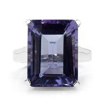 Load image into Gallery viewer, 11.47 Carat Genuine Amethyst .925 Sterling Silver Ring
