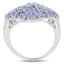 Load image into Gallery viewer, 3.31 Carat Genuine Tanzanite .925 Sterling Silver Ring

