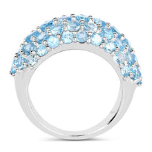 Load image into Gallery viewer, 4.11 Carat Genuine Blue Topaz .925 Sterling Silver Ring
