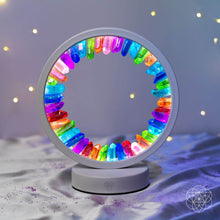 Load image into Gallery viewer, Rainbow After the Storm - Clear Quartz Lamp of Hope
