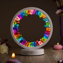 Load image into Gallery viewer, Rainbow After the Storm - Clear Quartz Lamp of Hope
