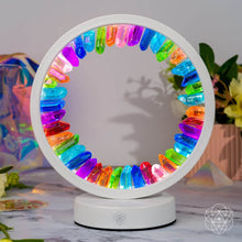 Load image into Gallery viewer, Rainbow After the Storm - Clear Quartz Lamp of Hope
