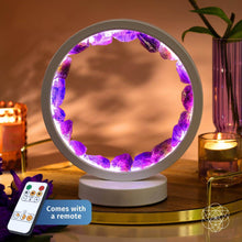Load image into Gallery viewer, Stress Less, Sleep More – Amethyst Healing Lamp
