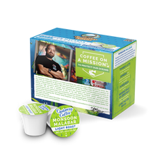 Load image into Gallery viewer, Castaway Coffee Monsoon Malabar K-Cup Pod 12 Count
