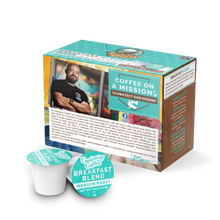 Load image into Gallery viewer, Castaway Coffee Breakfast Blend K-Cup Pod 12 Count
