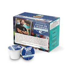 Load image into Gallery viewer, Castaway Coffee Dark Roast K-Cup Pod 12 Count
