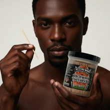 Load image into Gallery viewer, 450 Qty Unflavored Birchwood Single Point BiteMyWood Brand Grooved Toothpicks SP2 in Plastic Jar
