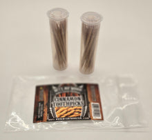 Load image into Gallery viewer, Extreme Hot Cinnamon Flavored DP2 SuperSized Birchwood Toothpicks 36 Qty
