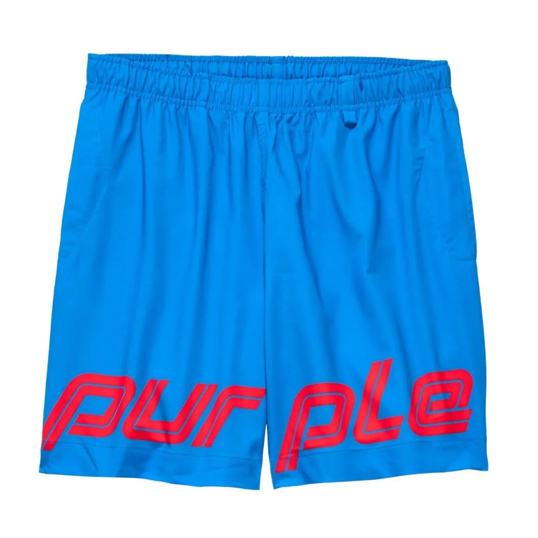 Purple-brand Polyester All Round Short Mens Blue