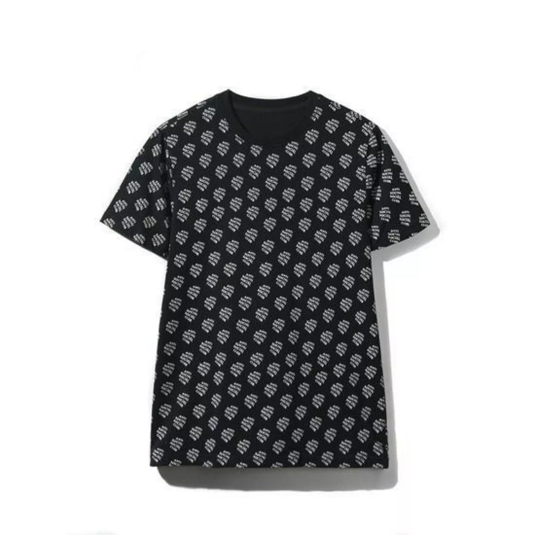 Anti Social Social Club All Over you Tee Shirt Black