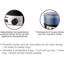 Load image into Gallery viewer, Salton Electric Food Dehydrator with Adjustable Temperature Control
