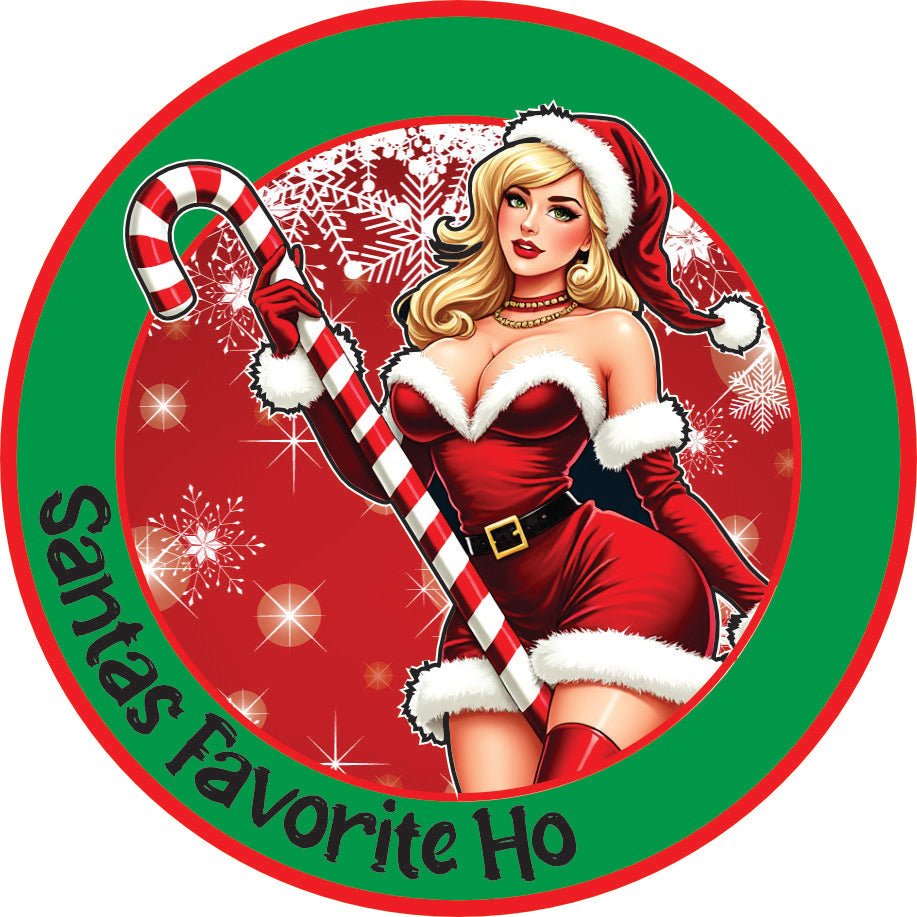 STICKER - Santa's Favorite Ho - Mrs. Claus -  3