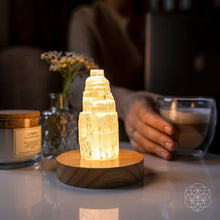 Load image into Gallery viewer, Selenite Cleansing Lamp
