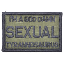 Load image into Gallery viewer, I&#39;m a God Damn Sexual Tyrannosaurus - 2x3 Patch
