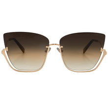 Load image into Gallery viewer, Vixen - Oversized Metal Cateye Sunglasses

