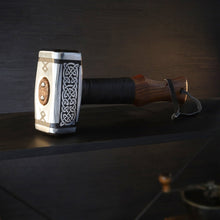 Load image into Gallery viewer, Slavic Svarog Nordic hammer
