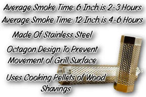 Smoke Tube-Grilling Tool for Smoke Flavor