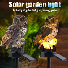 Load image into Gallery viewer, DecorBites™ Solar Owl Garden Light - Decorative, Waterproof LED
